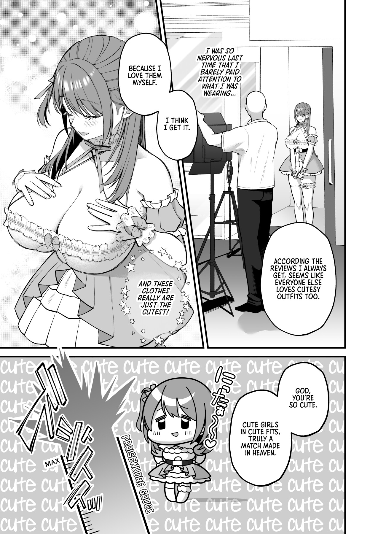 Hentai Manga Comic-An L-Cup College Chick's Porn Escapade with a Behemoth - Paizuri Time-Read-12